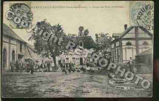 Ville de TOURVILLELARIVIERE Carte postale ancienne