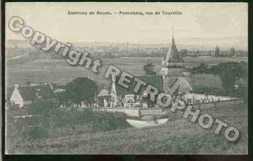 Ville de TOURVILLELARIVIERE Carte postale ancienne