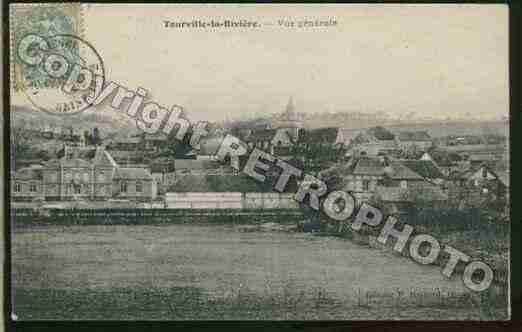 Ville de TOURVILLELARIVIERE Carte postale ancienne