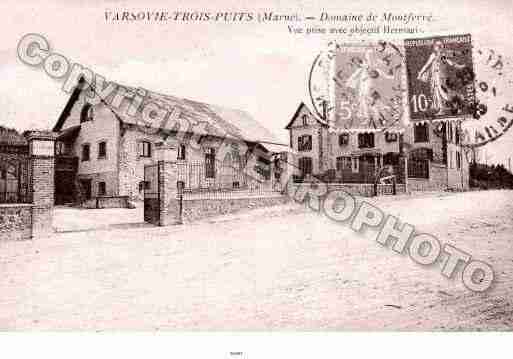 Ville de TROISPUITS Carte postale ancienne