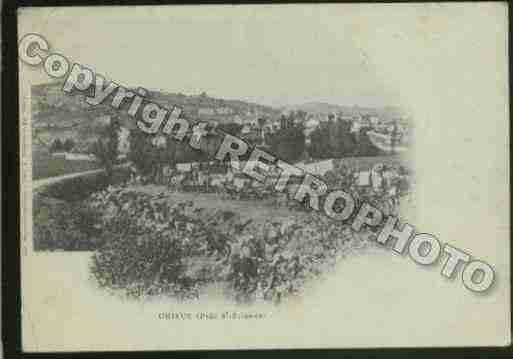 Ville de UNIEUX Carte postale ancienne