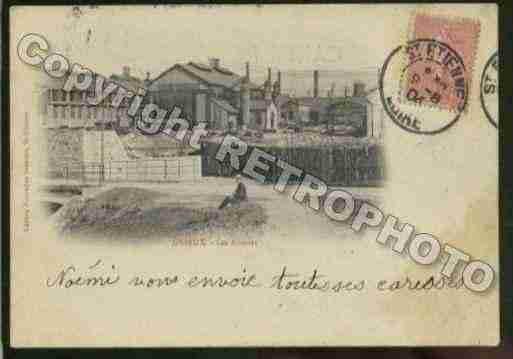 Ville de UNIEUX Carte postale ancienne