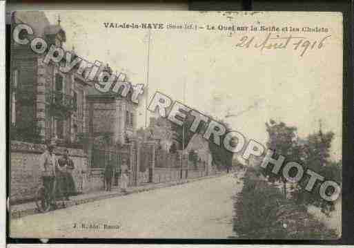 Ville de VALDELAHAYE Carte postale ancienne