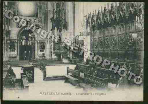 Ville de VALFLEURY Carte postale ancienne