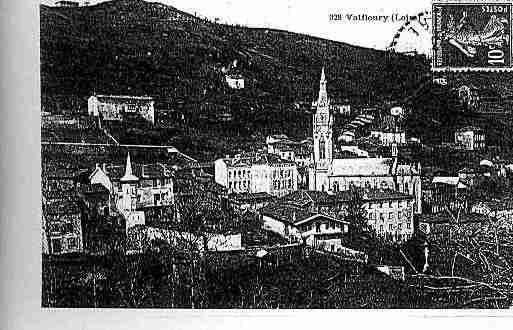 Ville de VALFLEURY Carte postale ancienne