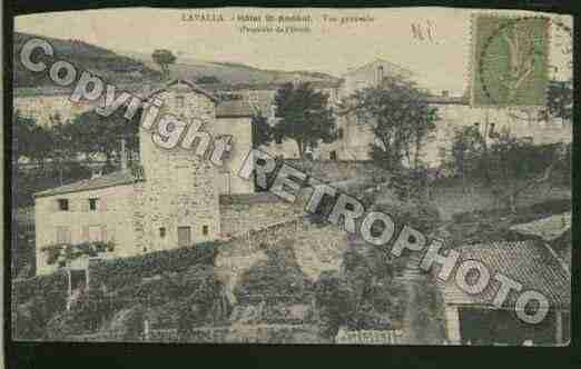 Ville de VALLA(LA) Carte postale ancienne