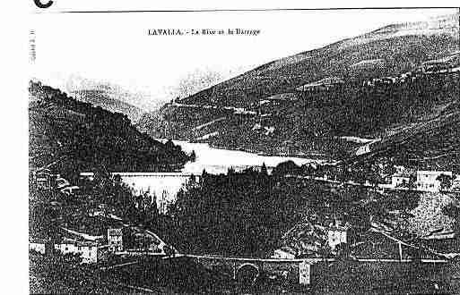 Ville de VALLA(LA) Carte postale ancienne