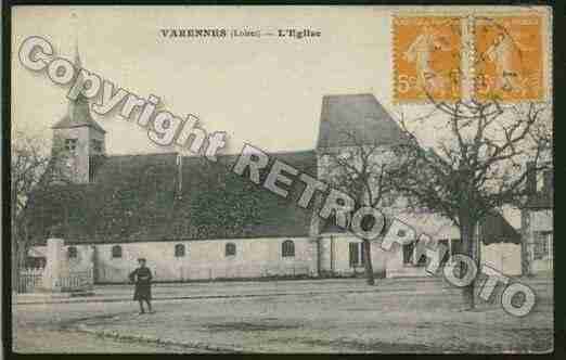 Ville de VARENNESCHANGY Carte postale ancienne