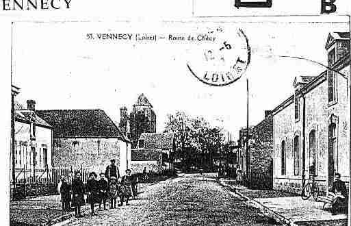 Ville de VENNECY Carte postale ancienne