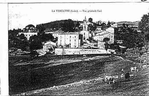 Ville de VERSANNE(LA) Carte postale ancienne