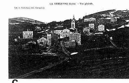 Ville de VERSANNE(LA) Carte postale ancienne