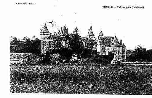 Ville de VERTEUILD\'AGENAIS Carte postale ancienne