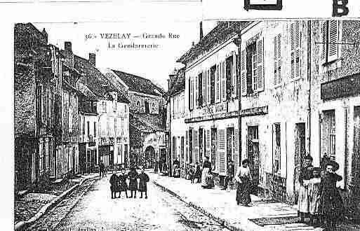 Ville de VEZELAY Carte postale ancienne