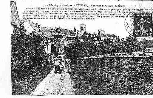 Ville de VEZELAY Carte postale ancienne