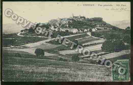 Ville de VEZELAY Carte postale ancienne