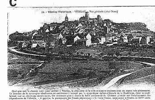 Ville de VEZELAY Carte postale ancienne Ville de VEZELAY Carte postale ancienne