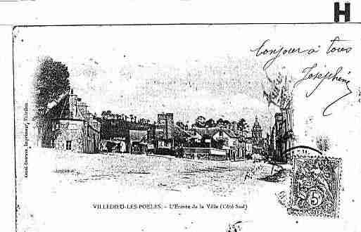 Ville de VILLEDIEULESPOELES Carte postale ancienne