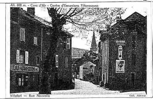 Ville de VILLEFORT Carte postale ancienne