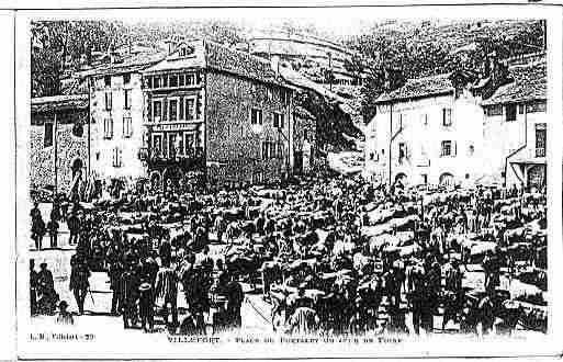 Ville de VILLEFORT Carte postale ancienne