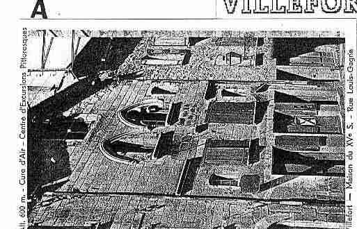 Ville de VILLEFORT Carte postale ancienne