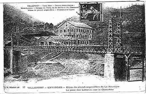 Ville de VILLEFORT Carte postale ancienne