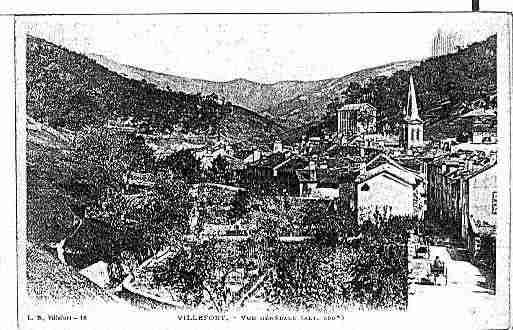 Ville de VILLEFORT Carte postale ancienne Ville de VILLEFORT Carte postale ancienne