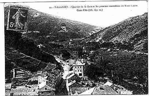Ville de VILLEFORT Carte postale ancienne Ville de VILLEFORT Carte postale ancienne