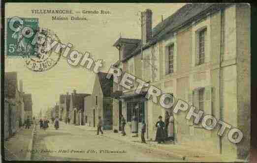 Ville de VILLEMANOCHE Carte postale ancienne