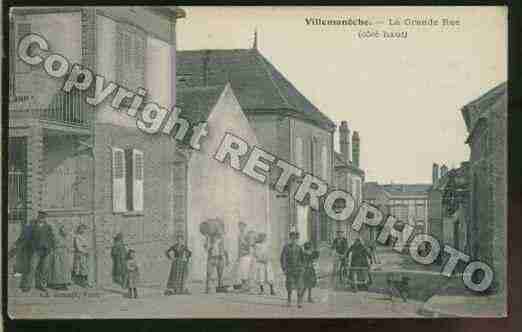 Ville de VILLEMANOCHE Carte postale ancienne