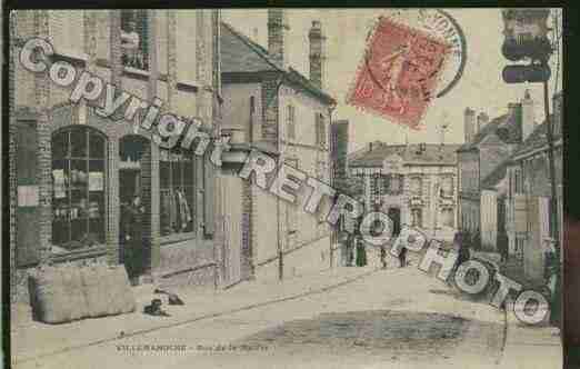 Ville de VILLEMANOCHE Carte postale ancienne