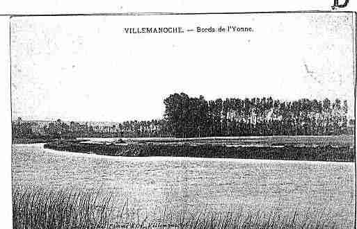 Ville de VILLEMANOCHE Carte postale ancienne