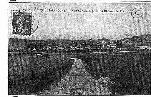 Ville de VILLEMANOCHE Carte postale ancienne