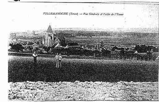 Ville de VILLEMANOCHE Carte postale ancienne