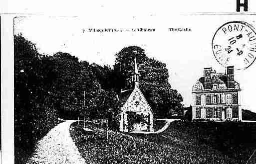 Ville de VILLEQUIER Carte postale ancienne