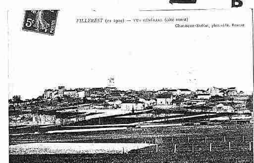 Ville de VILLEREST Carte postale ancienne