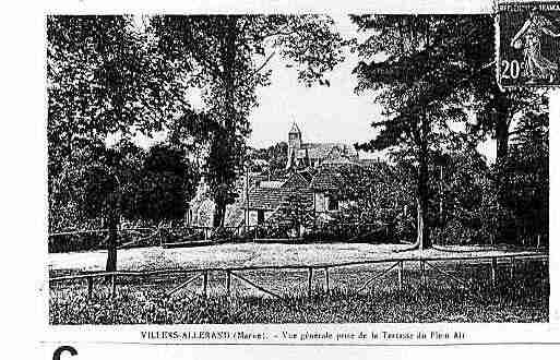 Ville de VILLERSALLERAND Carte postale ancienne
