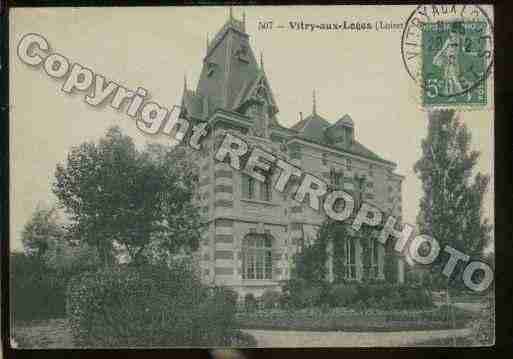 Ville de VITRYAUXLOGES Carte postale ancienne