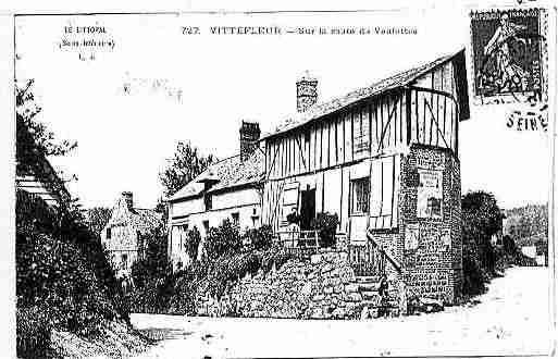 Ville de VITTEFLEUR Carte postale ancienne