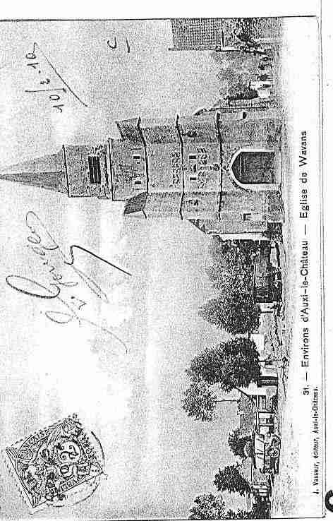 Ville de WAVANSSURL\'AUTHIE Carte postale ancienne