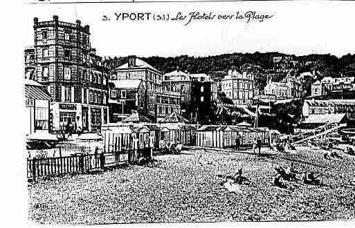 Ville de YPORT Carte postale ancienne