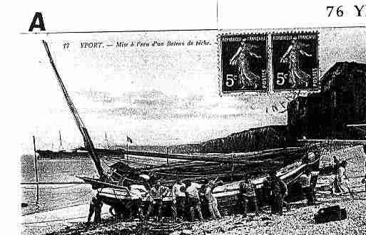 Ville de YPORT Carte postale ancienne