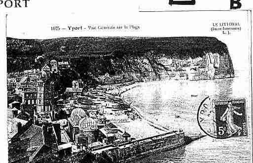Ville de YPORT Carte postale ancienne
