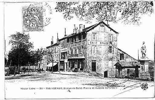 Ville de YSSINGEAUX Carte postale ancienne