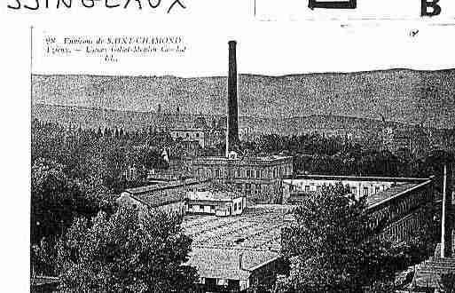 Ville de YSSINGEAUX Carte postale ancienne