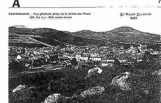 Ville de YSSINGEAUX Carte postale ancienne