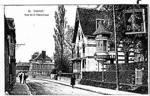 Ville de YVETOT Carte postale ancienne Ville de YVETOT Carte postale ancienne