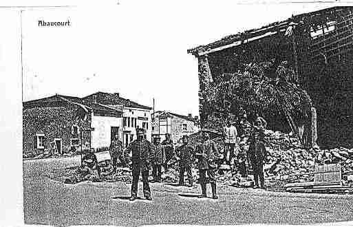 Ville de ABAUCOURT Carte postale ancienne