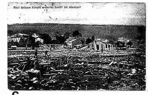 Ville de ABAUCOURT Carte postale ancienne