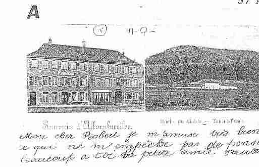 Ville de ABRESCHVILLER Carte postale ancienne Ville de ABRESCHVILLER Carte postale ancienne