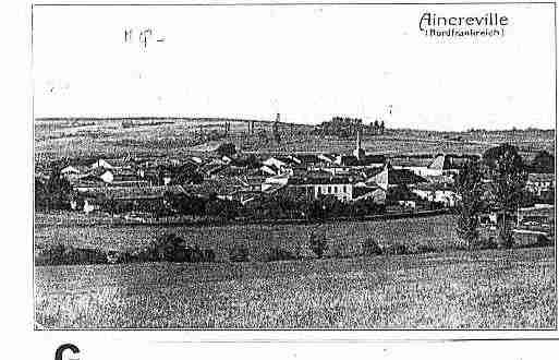 Ville de AINCREVILLE Carte postale ancienne